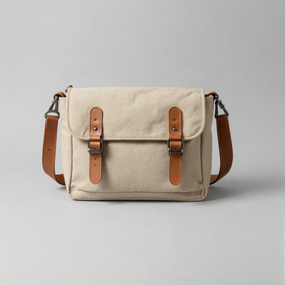 Waxed Canvas Messenger Bag