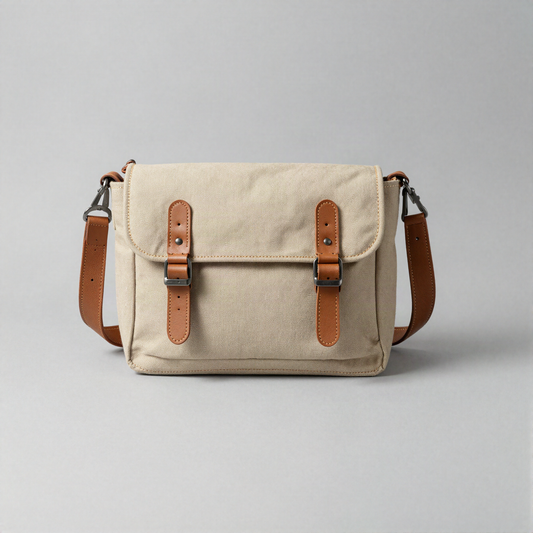 Waxed Canvas Messenger Bag