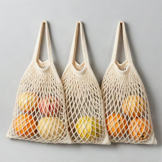 Cotton Mesh Produce Bag Set