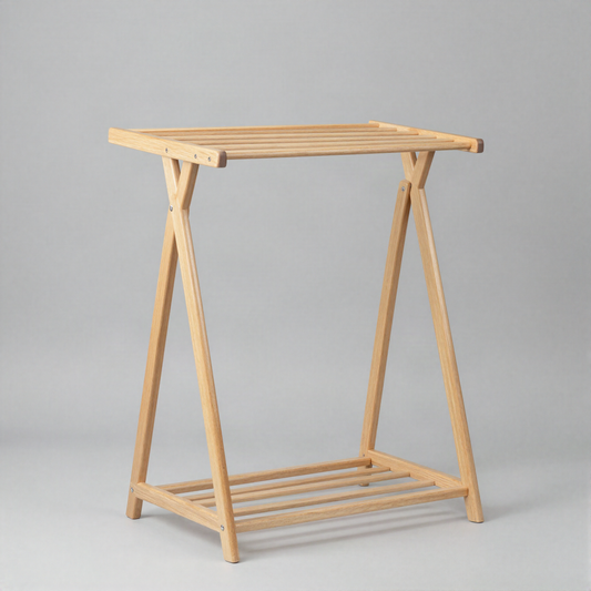 Folding Wooden Drying Rack