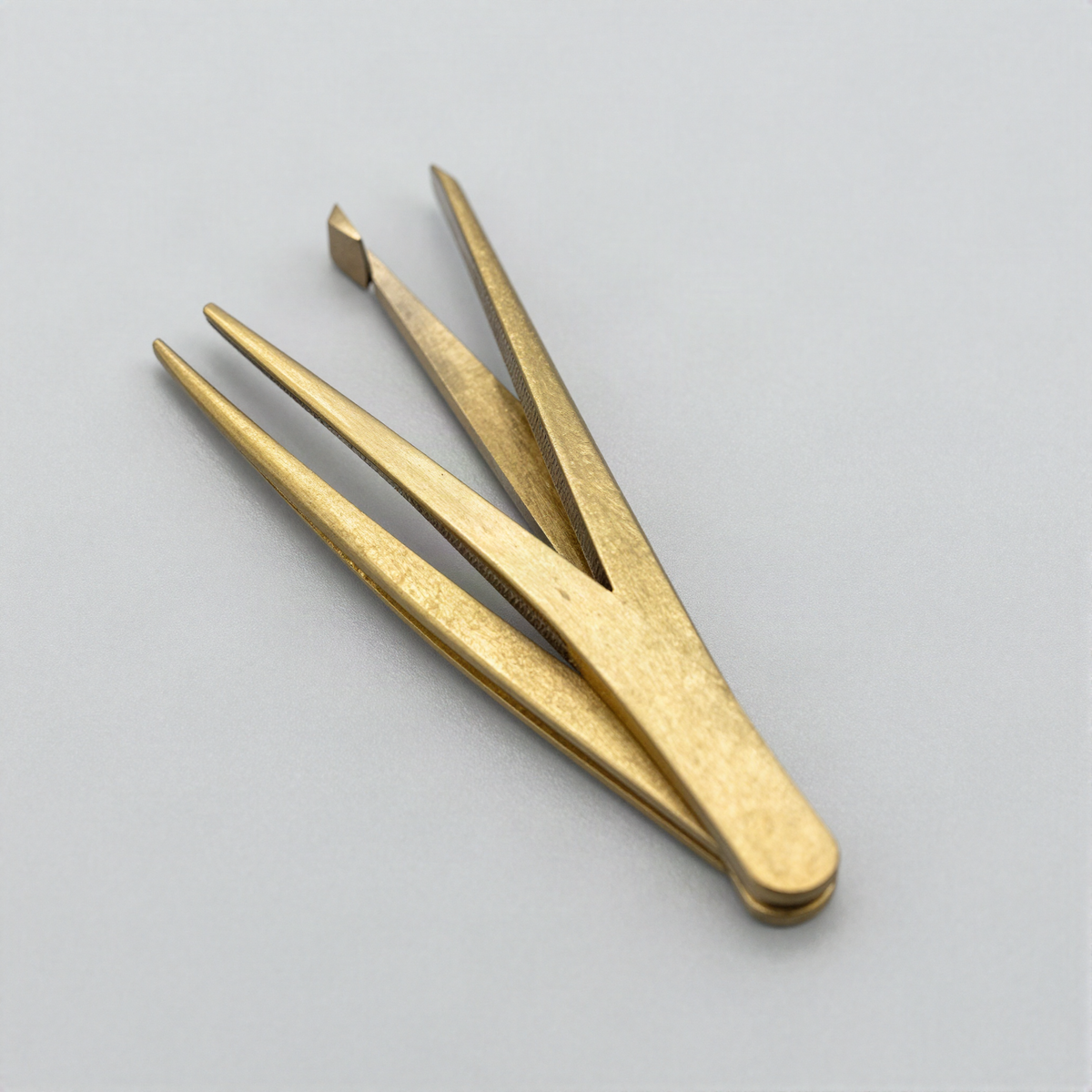 Brass Precision Tweezer Set