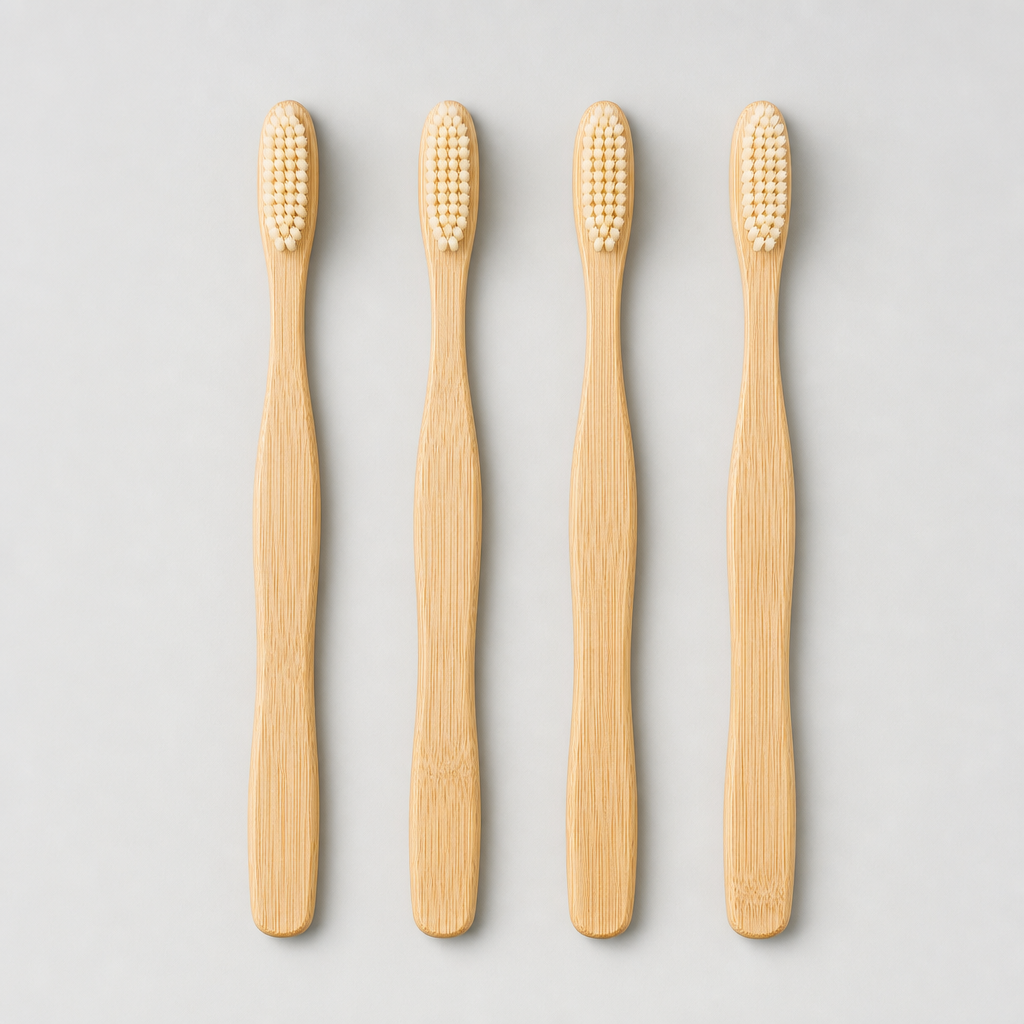 Bamboo Toothbrush Set of Four