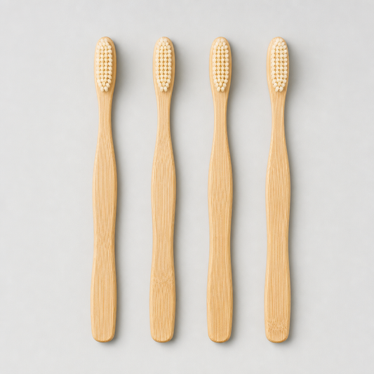 Bamboo Toothbrush Set of Four